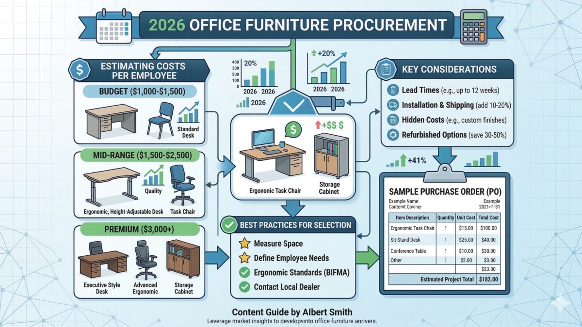 The Executive Guide to Office Furniture Procurement in 2026: Trends, Costs, and Strategy