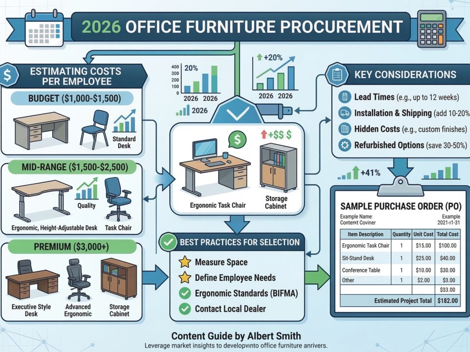 The Executive Guide to Office Furniture Procurement in 2026: Trends, Costs, and Strategy