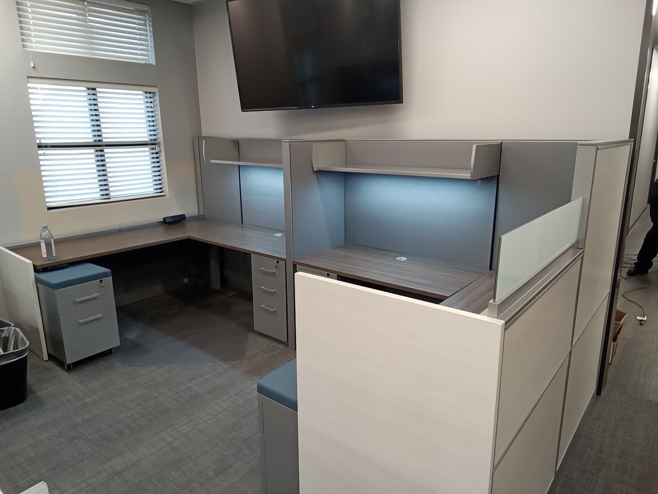 Modern office setup
