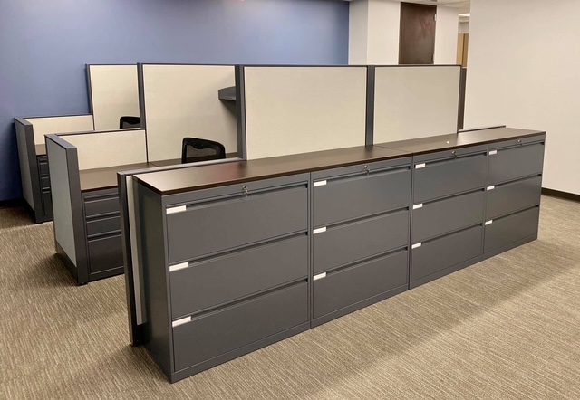 Lateral files and storage