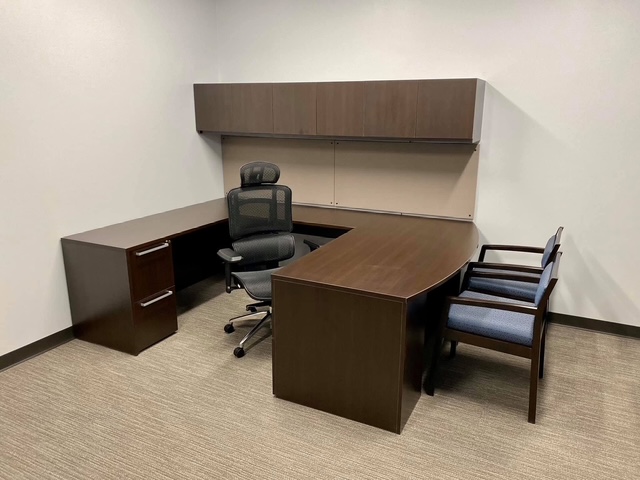 Allsteel task chairs and office setup